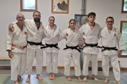 Deux nouvelles ceintures noires à YzeureJudo